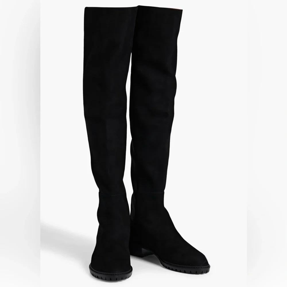 Stuart Weitzman Hilo Black Over-the-Knee Boots